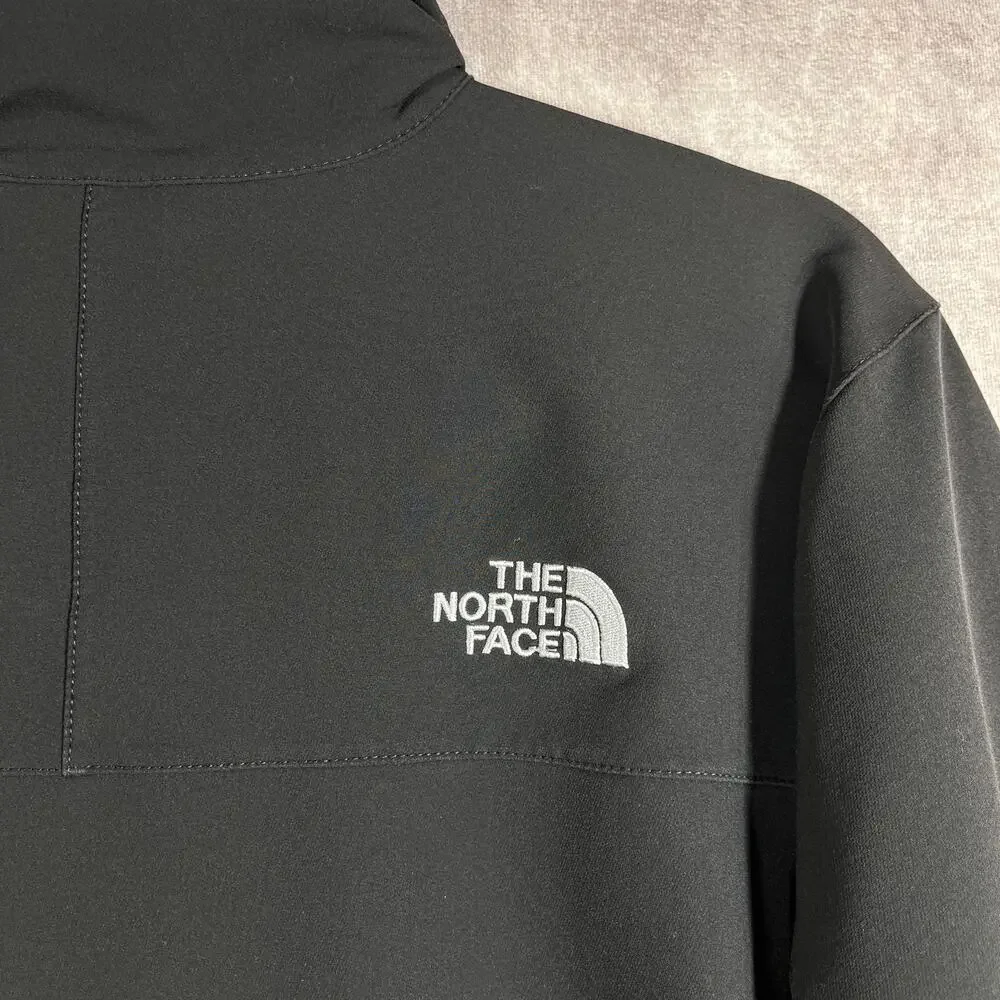 The North Face Windwall Jacket Mens Large Black Windbreaker‎ Full Zip Outdoor